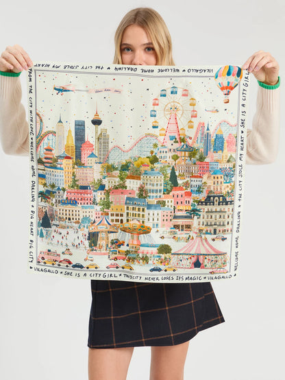 City Silk Scarf