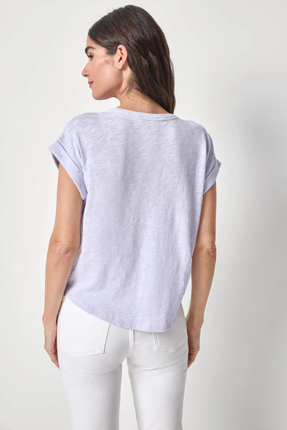 Cuff Sleeve Boxy Top