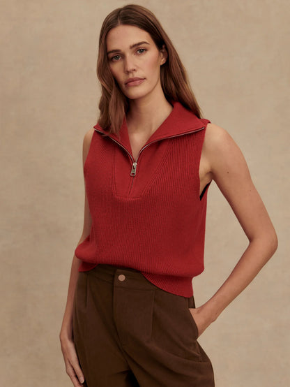 Amina Half Zip Knit
