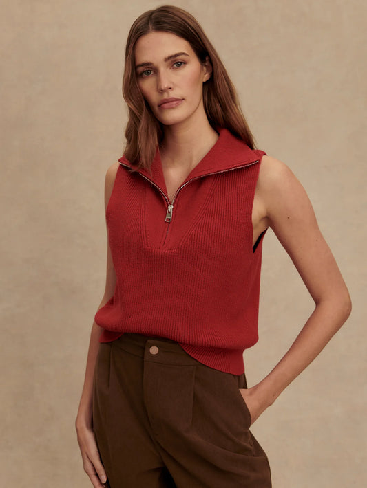 Amina Half Zip Knit