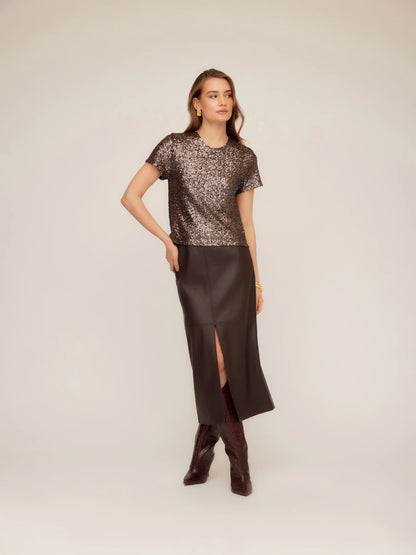 Stacey sequin top