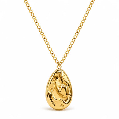 Vivienne Molten Teardrop Pendant