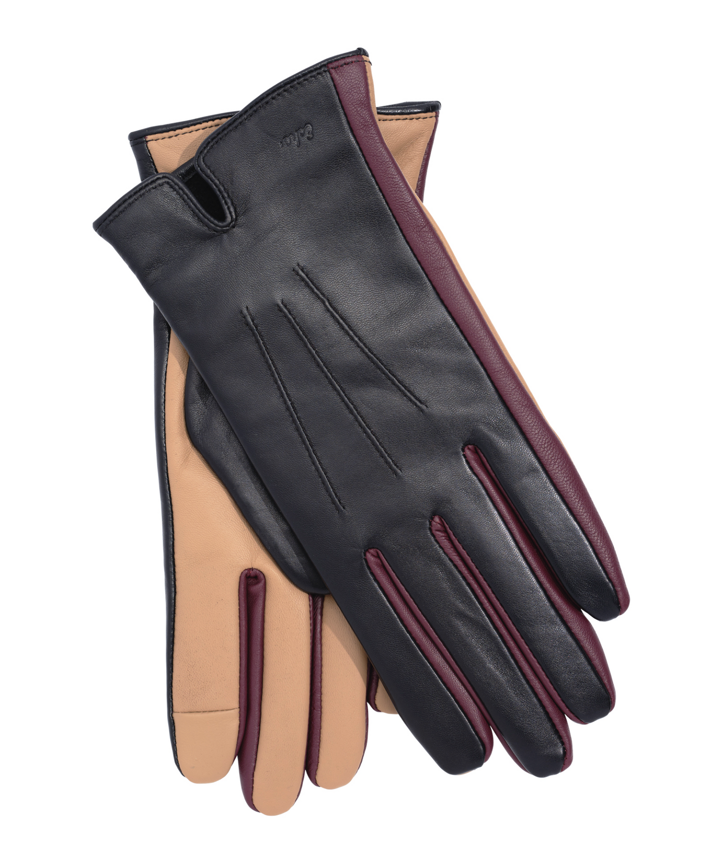 Colorblock Leather Glove
