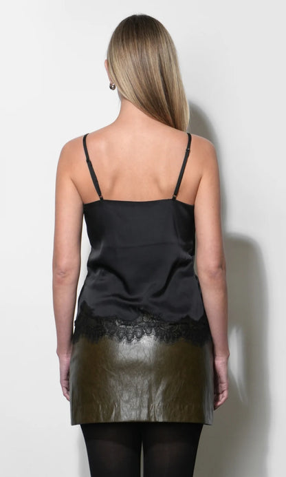 Nadine Satin Laced Cami