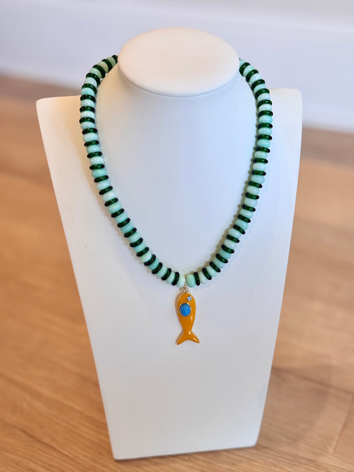Striped Fish Necklace
