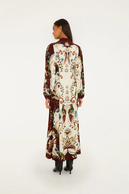Millena Winter White Midi Dress