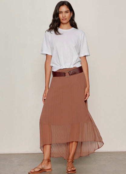 Meant To Be Pleated Midi Skirt