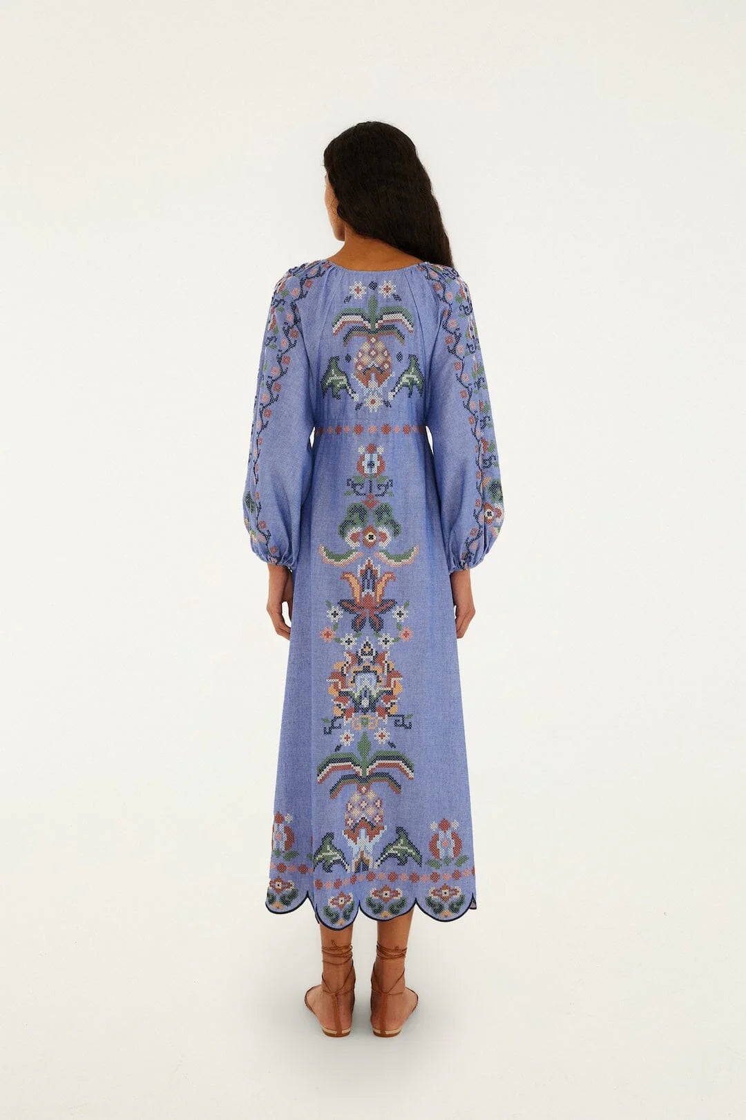 Garden Tapestry Midi Dress