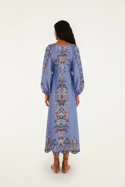 Garden Tapestry Midi Dress