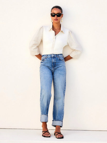 Camden Contrast Henley Top