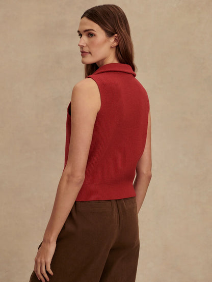 Amina Half Zip Knit