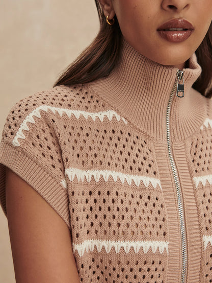 Haney Zip Through Knit