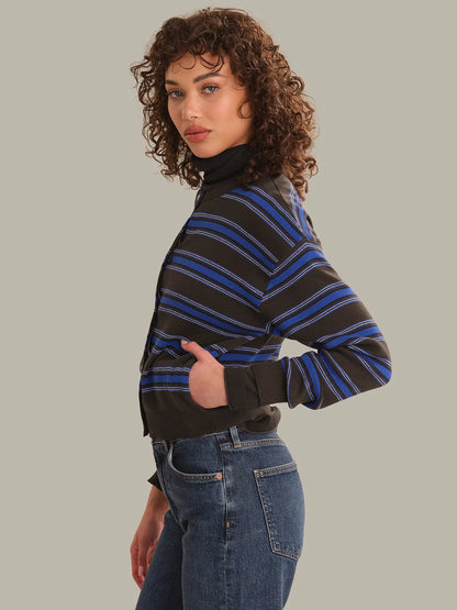 Tove Crewneck Stripe Cardi