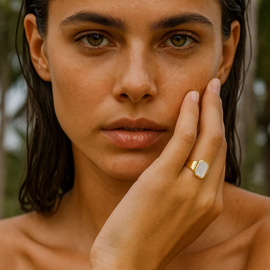 Twila Mother of Pearl Ring