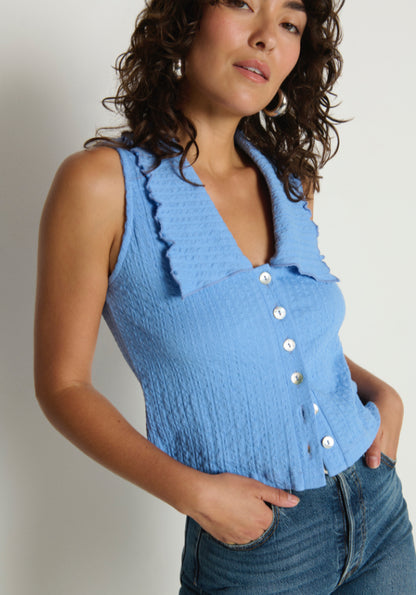 Rae Collared Tank