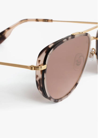COLEMAN | 24K Matte Black + Matte Sunday Tortoise Mirrored