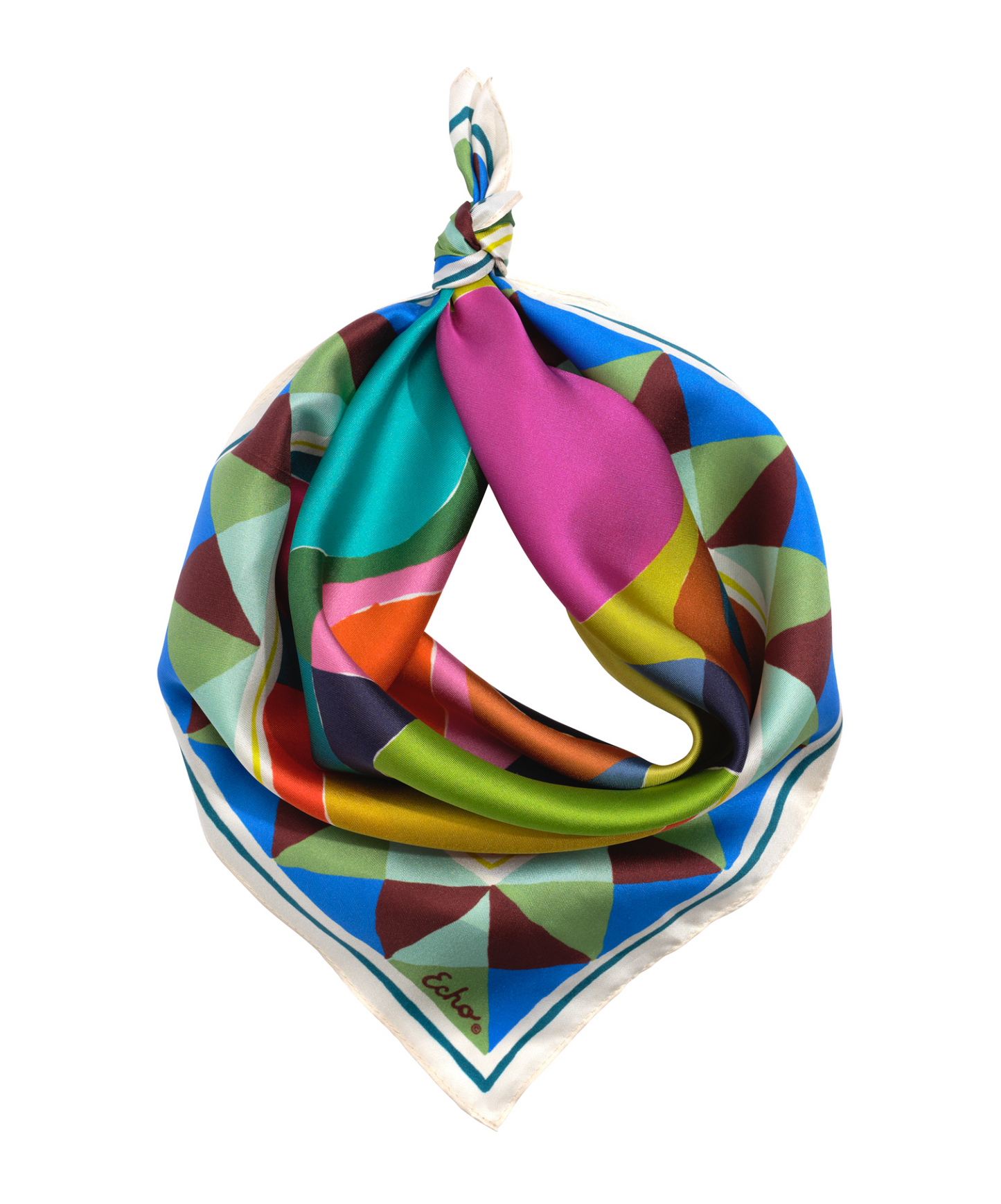 Painted Dots Silk Bandana