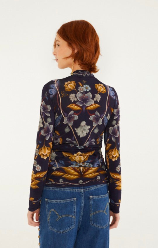 Golden Nature Jersey Blouse