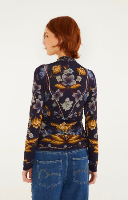 Golden Nature Jersey Blouse