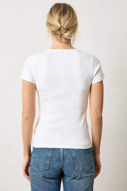 Short Sleeve V-Neck
