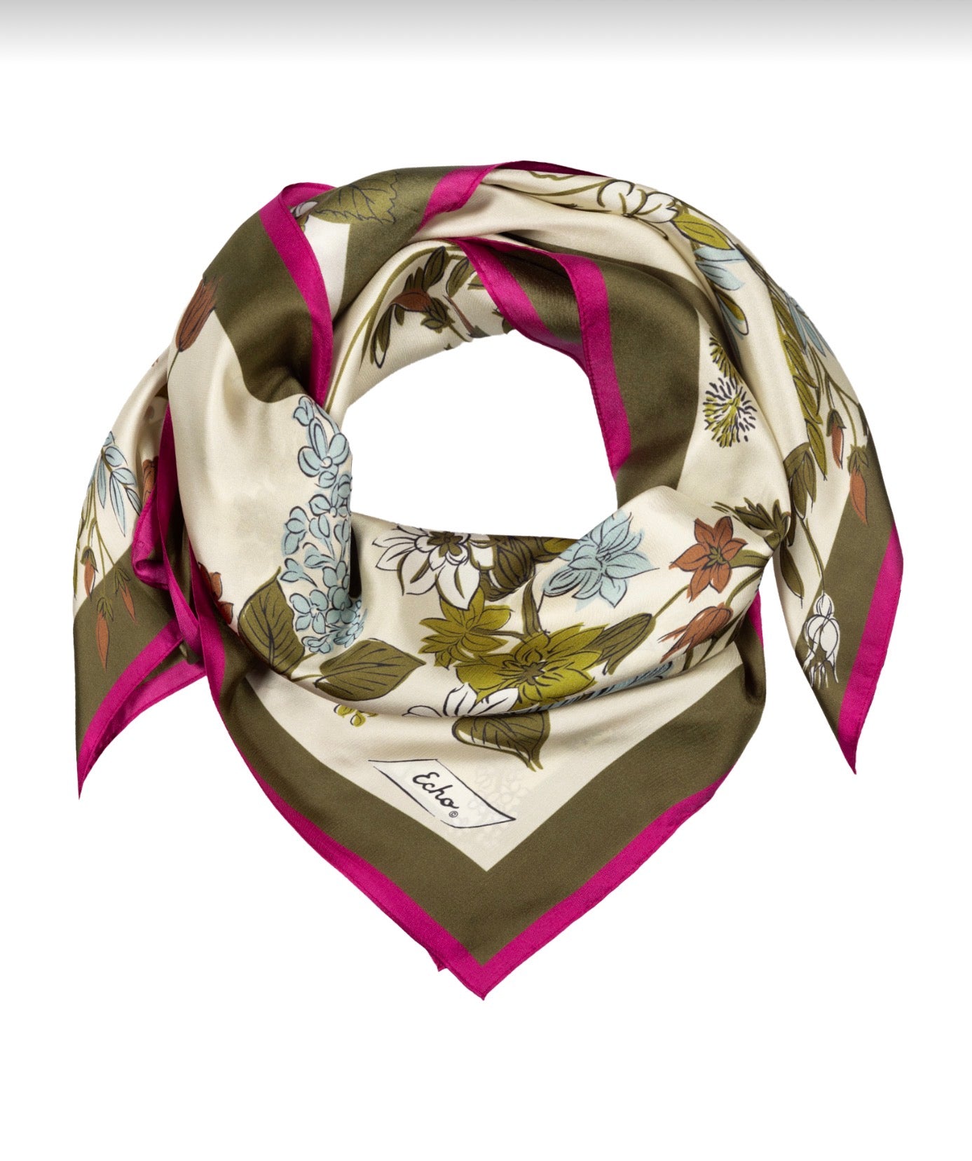 Vase Silk Square Scarf