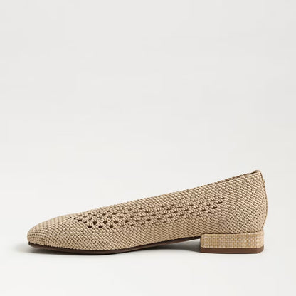 Kasey Knit Raffia Ballet Flat