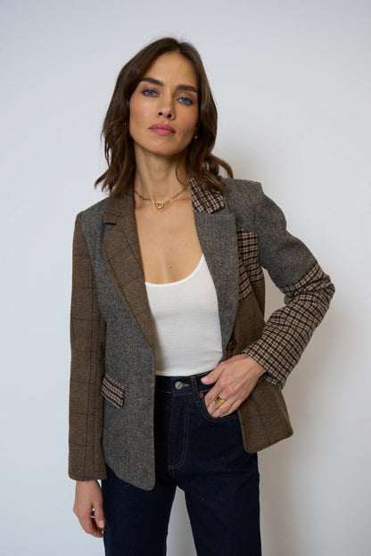 Raven Patchwork Riding Jacket