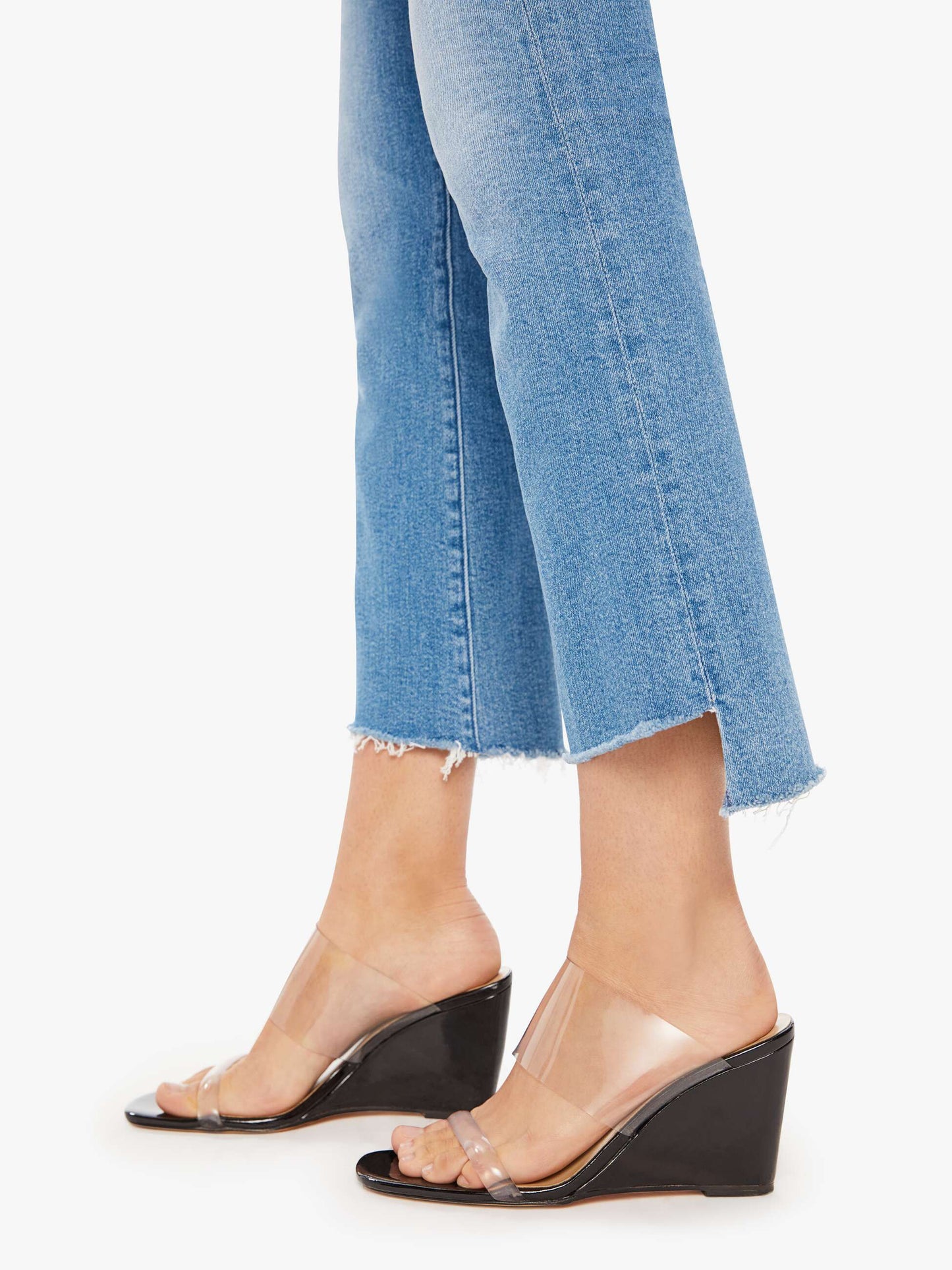 Insider crop step fray