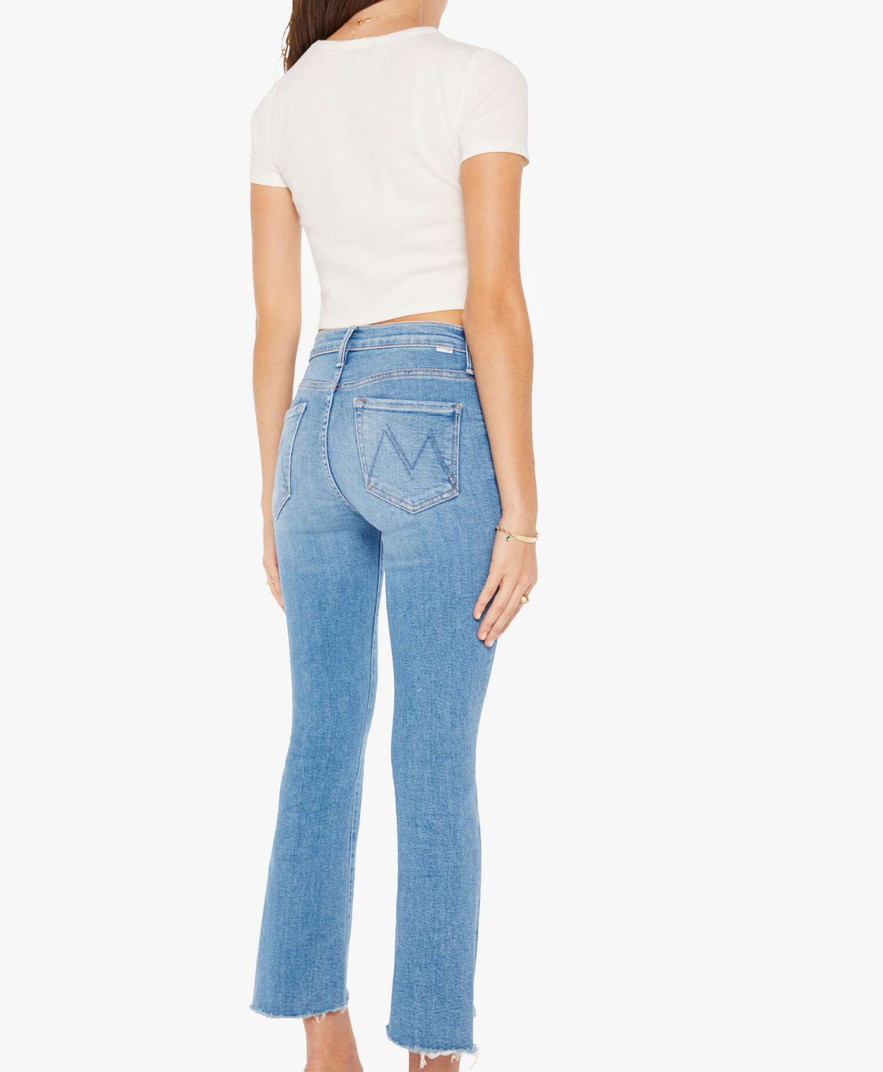 Insider crop step fray