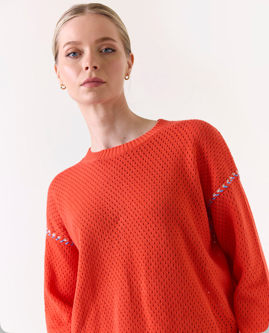 Selene Stitch Crew Sweater