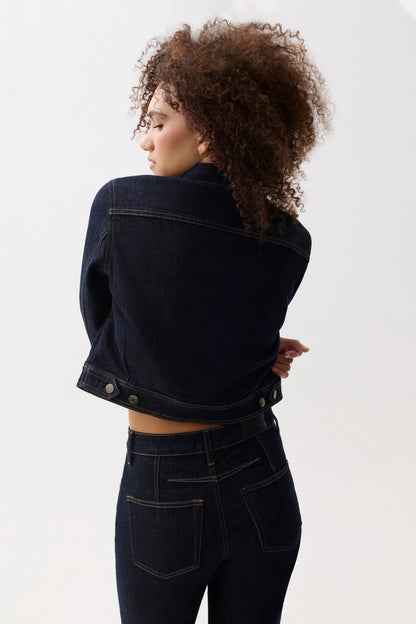Leonie Cropped Denim Jacket