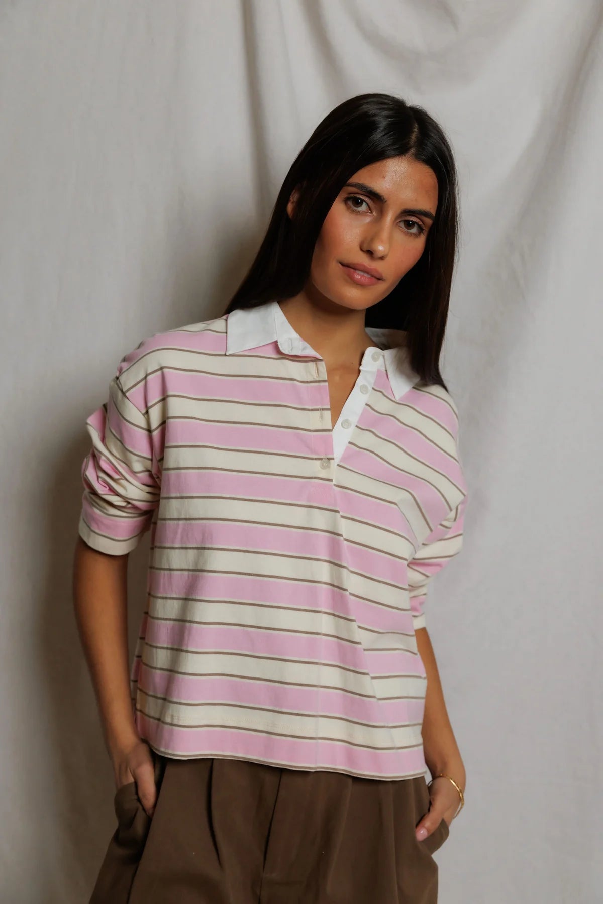 Daria Cotton Rugby Tee