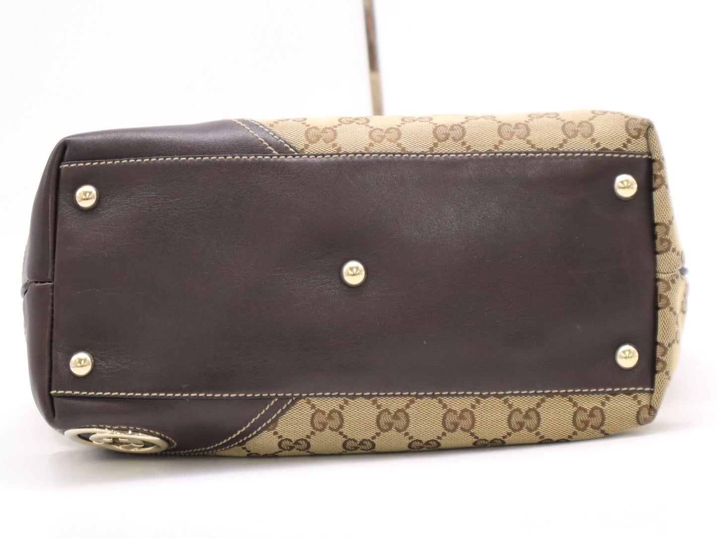 Gucci Medium New Britt Tote, GG Canvas