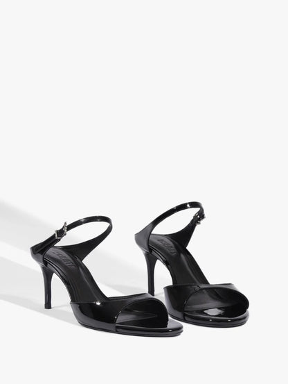 Lyra Mid Patent Leather Heel