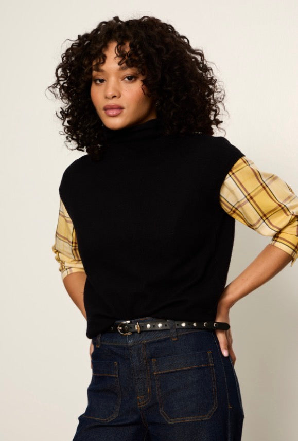 Mock Neck Sweater Shell