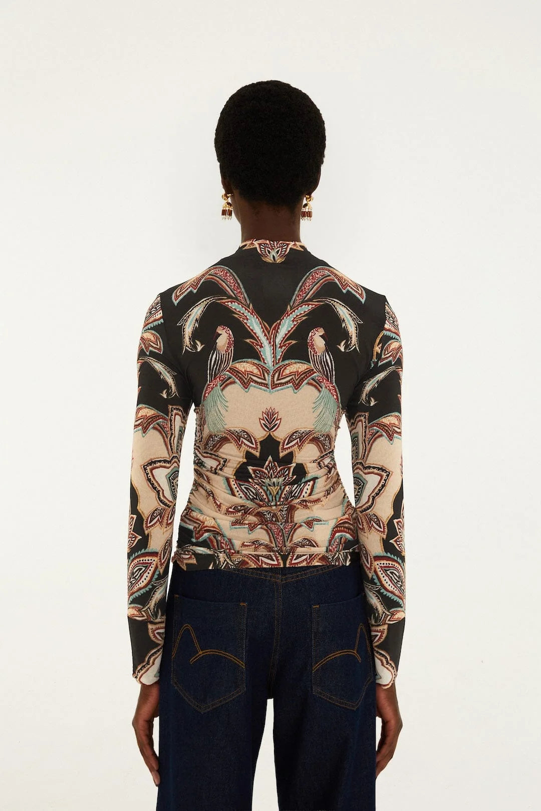 Tapestry Dream Jersey Blouse