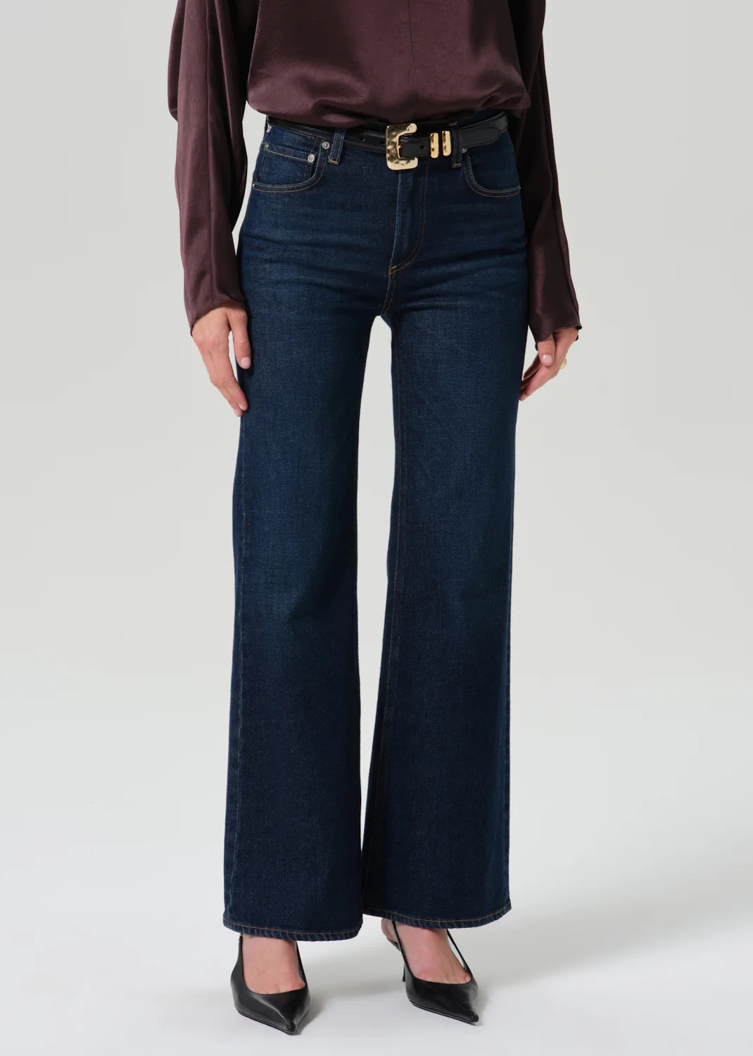 Kimberly 70s Flare in Dark Indigo
