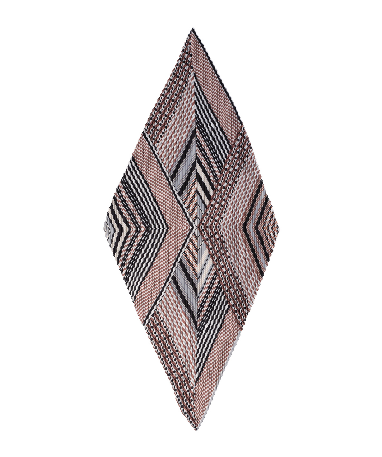 Downtown Pleated Diamond Bandana