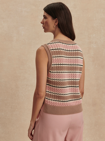 Deeley Stripe Stitch Tank