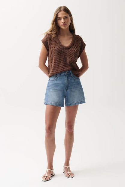 Saige High Rise A-Line Short