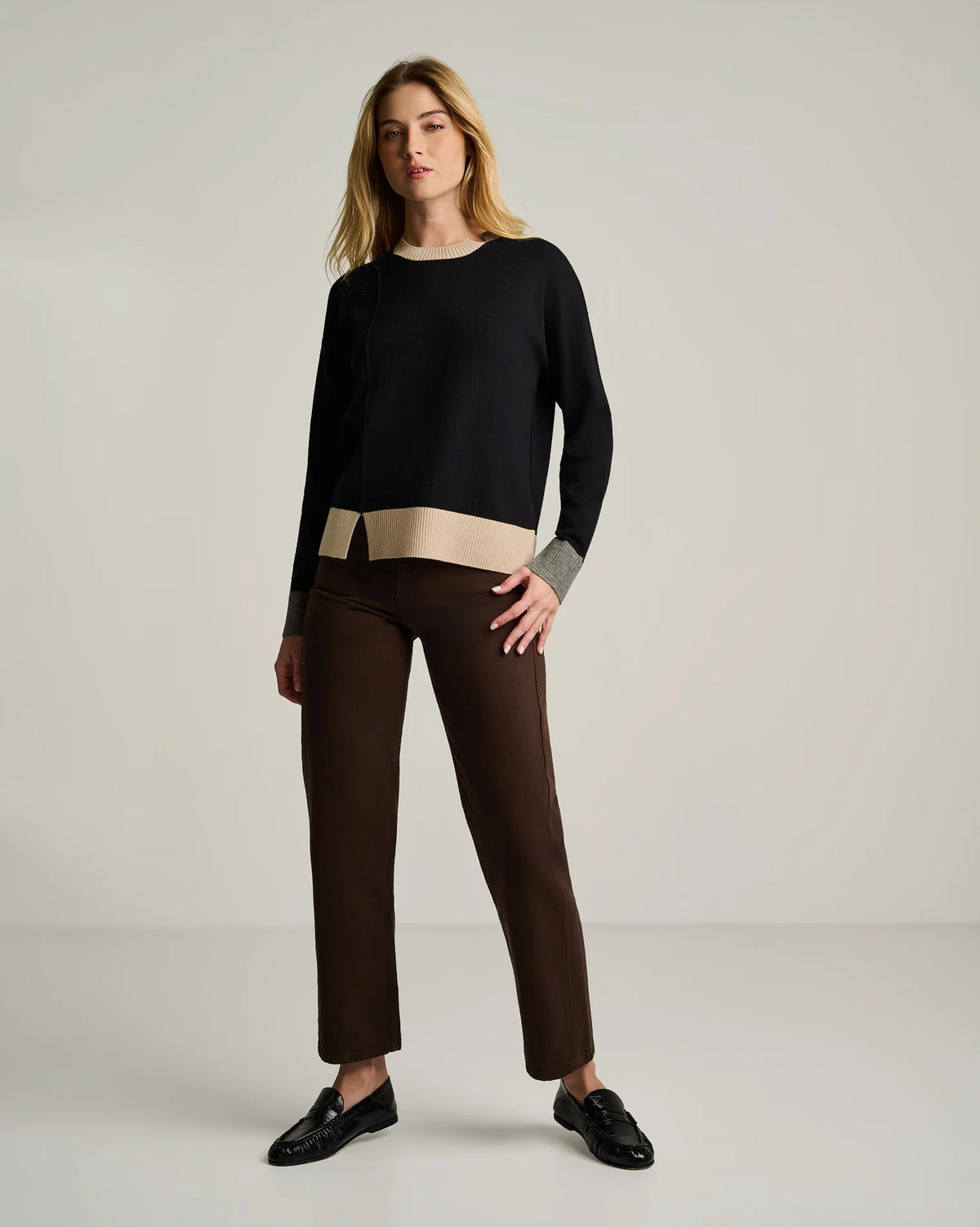 Bold Block Sweater