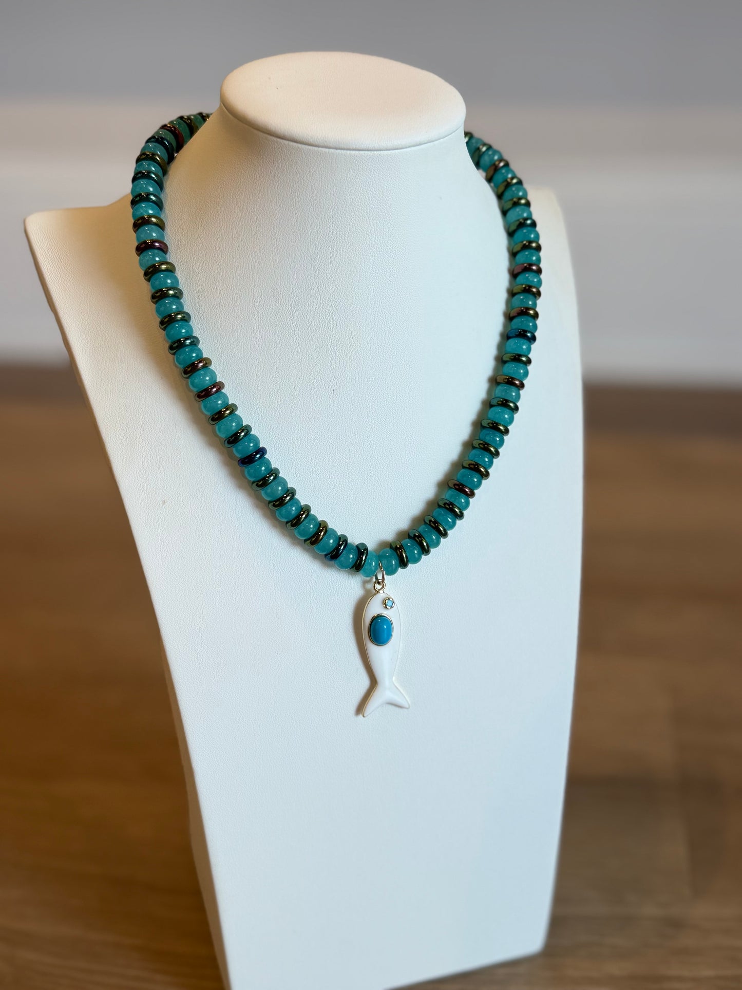 Striped Fish Necklace