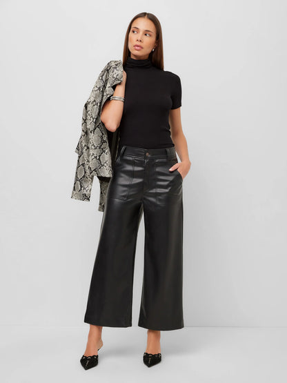 Rylee Cropped Leather Pants