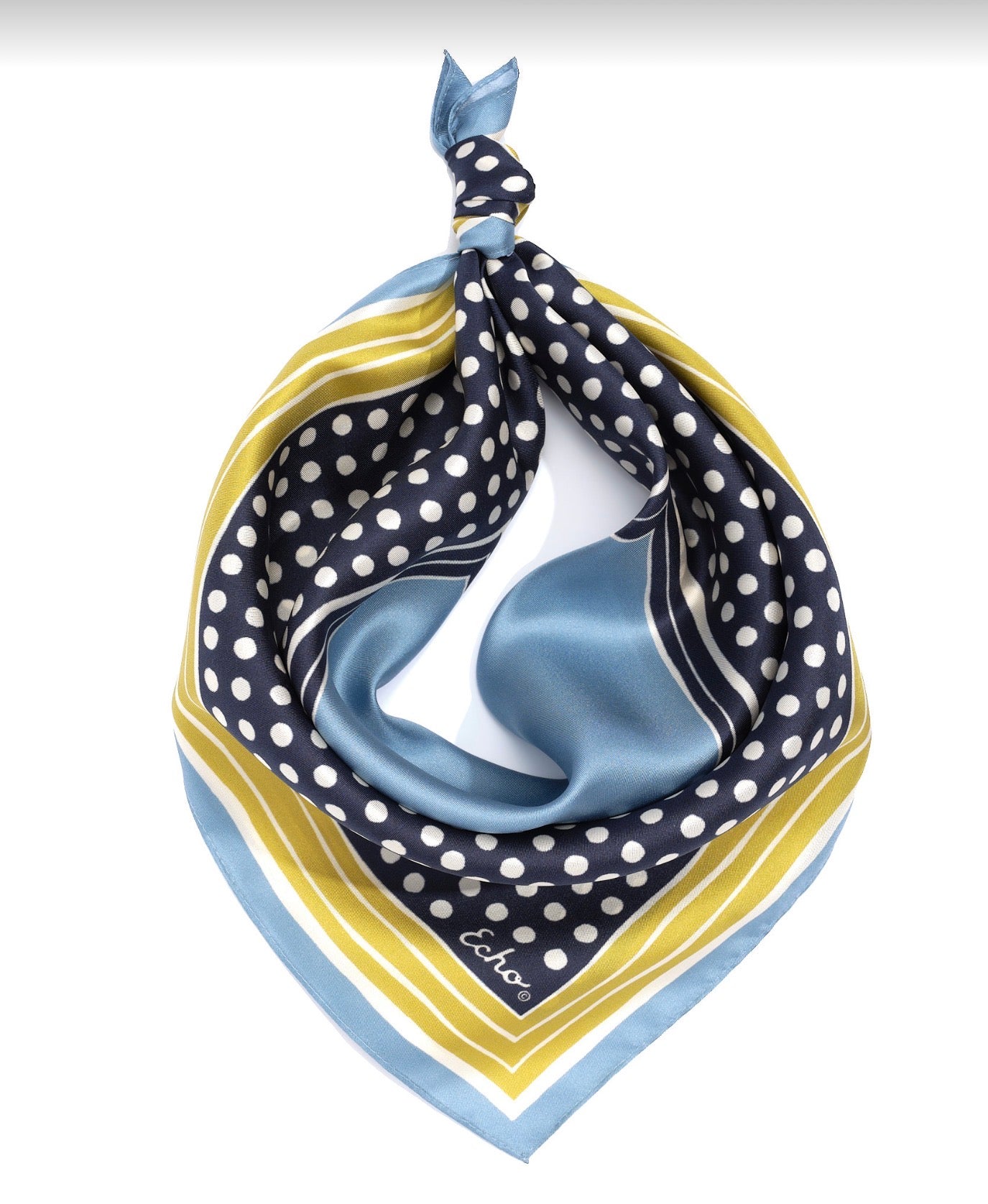 Dotty Silk Bandana