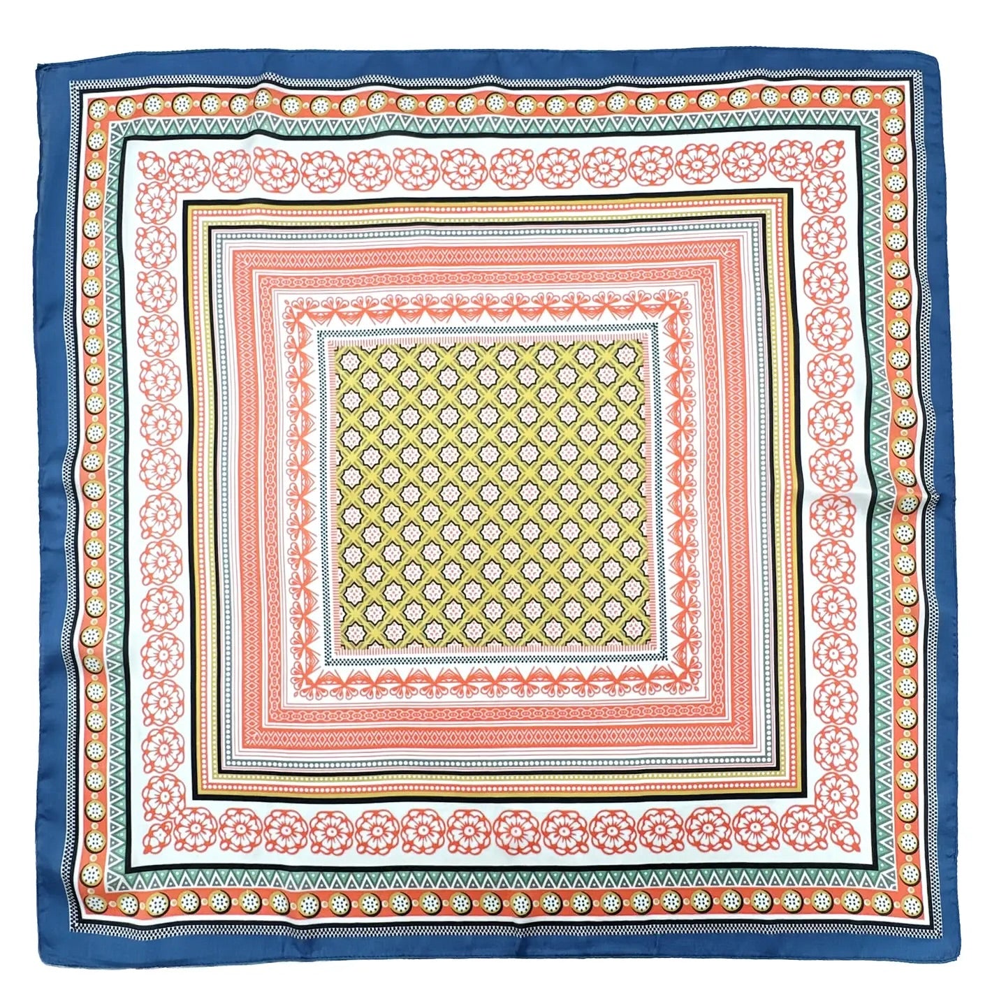 Boho Print Square Scarf