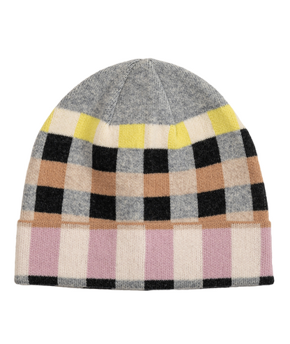 Merino Wool Geo Jacquard Beanie