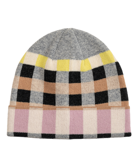 Merino Wool Geo Jacquard Beanie