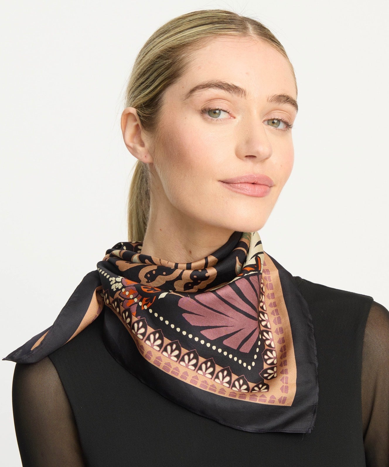 Crouching Cheetah Renee Scarf
