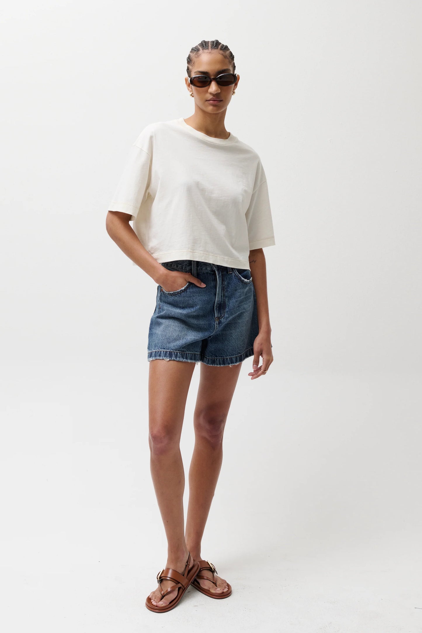 Saige High Rise A-Line Short