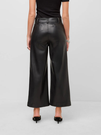Rylee Cropped Leather Pants